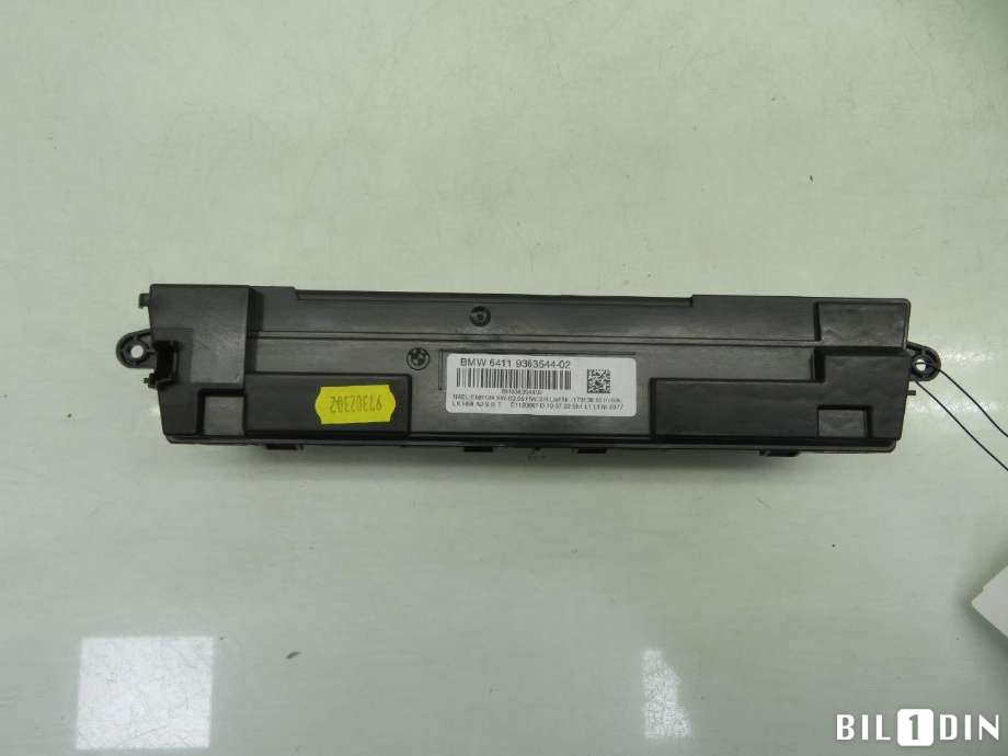 Varmeapparat betjening til BMW 3-Serie 2012-2018 (F30/F31/F34) (F30/F31/F34) (BMW|64119363544|)