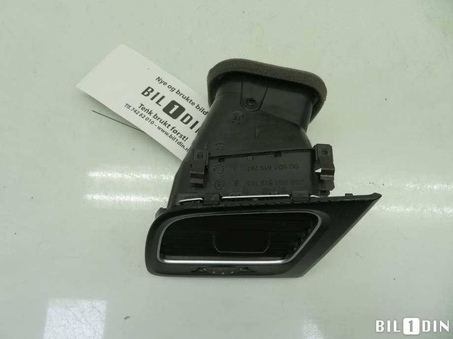 Dashbord friskluftdyse til VW e-Golf 2014-2017 (Fase 1)  (VOLKSWAGEN|5G1819703H|)