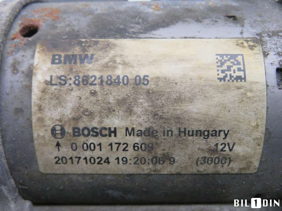 Starter diesel til BMW 3-Serie 2012-2018 (F30/F31/F34) (F30/F31/F34) (BMW|12418625996|)