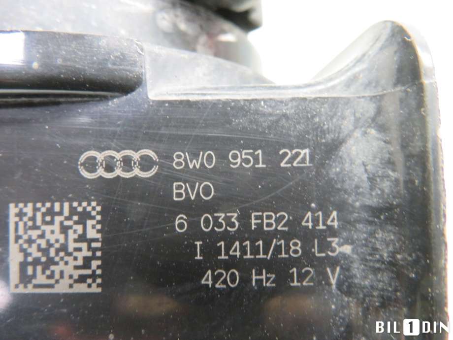 Horn/signalhorn til Audi A4 2015-2019 (Type V, Fase 1) (B9) (B9) (AUDI|8W0951221|)