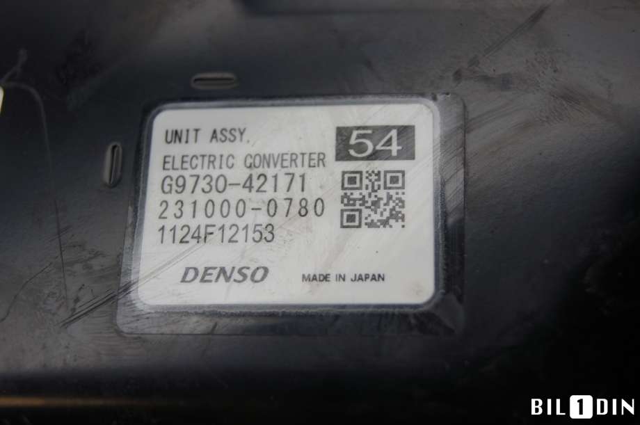 DCDC converter hybrid til Toyota bZ4X 2022-->> (TOYOTA|G97A042171|)