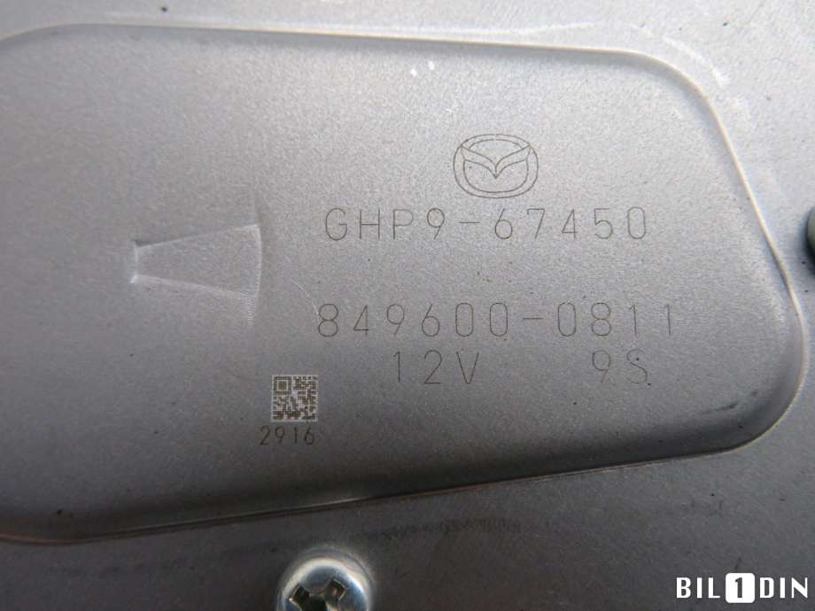 Viskermotor bakrute til Mazda 6 2015-2018 (Type III, Fase 2)  (MAZDA|GHP967450|)