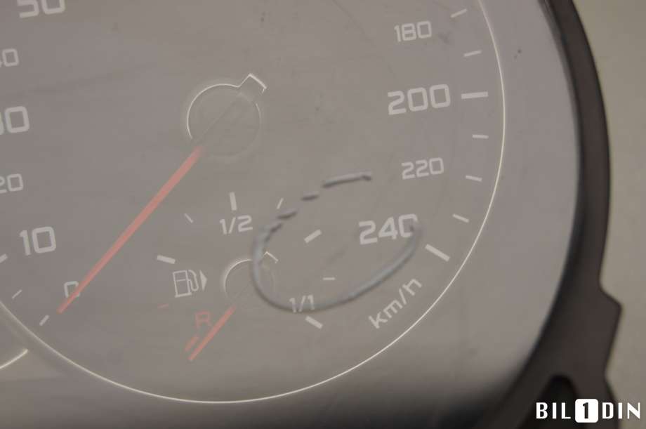 Instrumentpanel til Audi A1 2015-2018 (Type I, Fase 2)  (AUDI|8XA920930B||8X0920930)