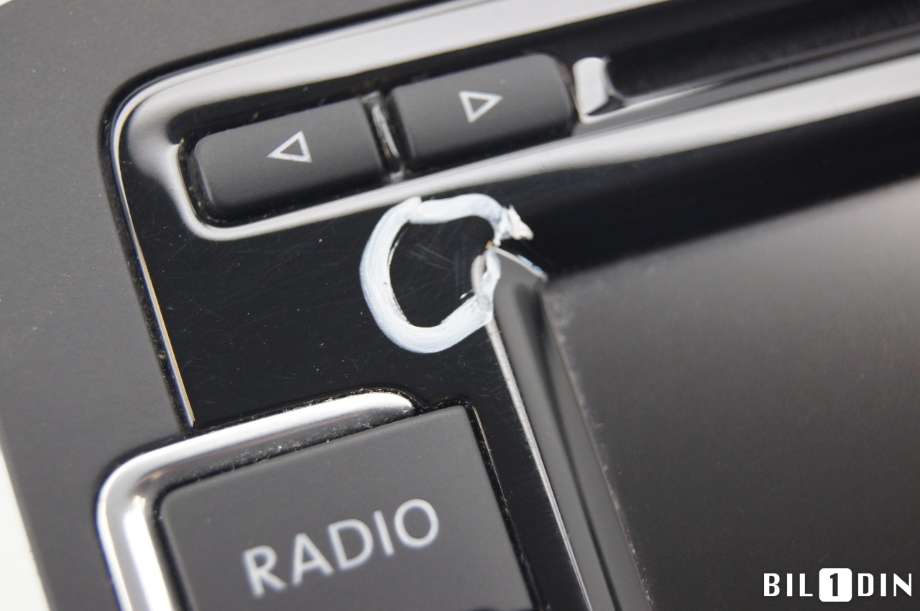 Bilstereo til VW Polo 2009-2014 (Type V, Fase 1)  (VOLKSWAGEN|3C8057195X|)