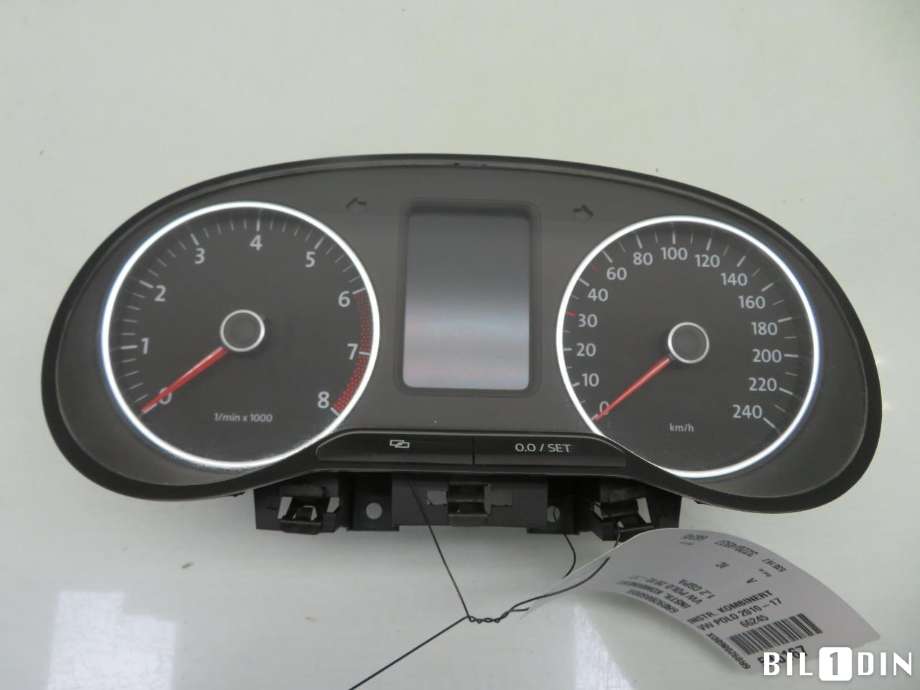 Instrumentpanel til VW Polo 2009-2014 (Type V, Fase 1) (VOLKSWAGEN|6R0920860DX|)
