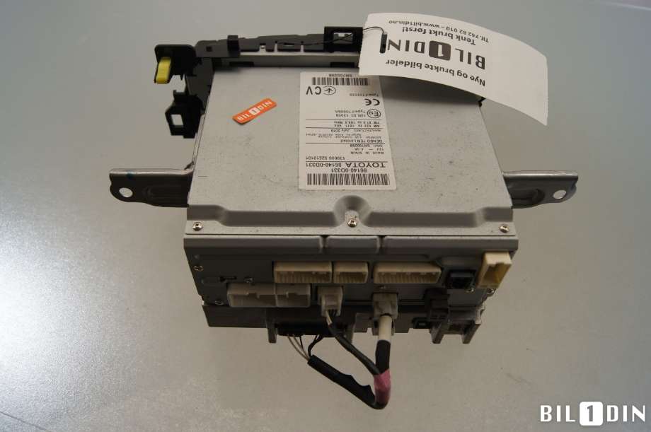 Multimedia display (MCU - Media Controller Unit) til Toyota Yaris 2014-2020 (Type III, Fase 2)  (TOYOTA|861400D331|)
