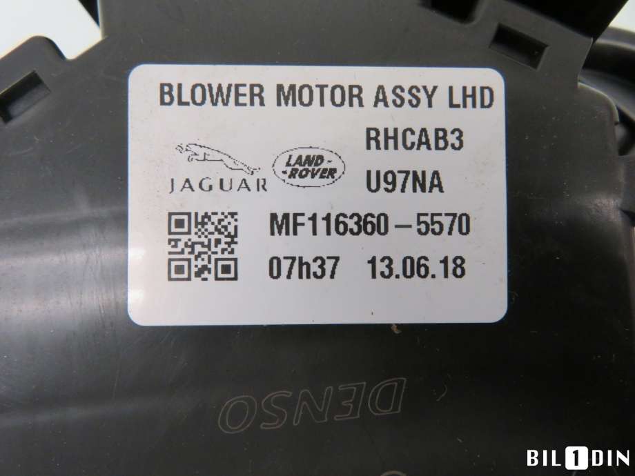 Varmeapparat motor til Jaguar I-PACE 2018-->>  (JAGUAR|J9D1132|J9D318456AA|MF1163605570)