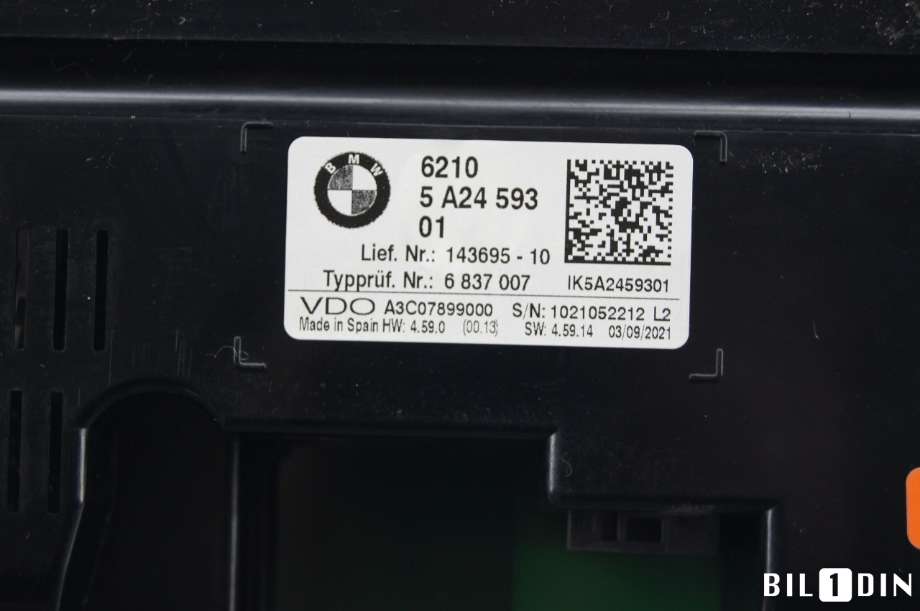 Instrumentpanel til BMW X1 2015-2022 (F48) (F48) (BMW|62105A3B670||62105A24593)