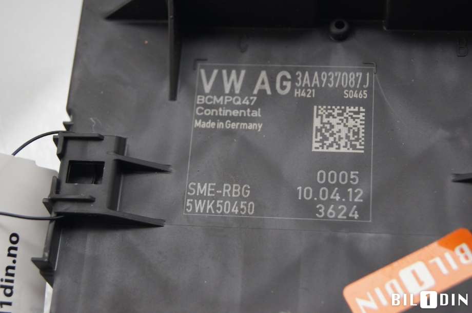 Styreenhet comfort (BCM) til VW Passat 2011-2015 (B7) (B7) (VOLKSWAGEN|3AA937087R|)