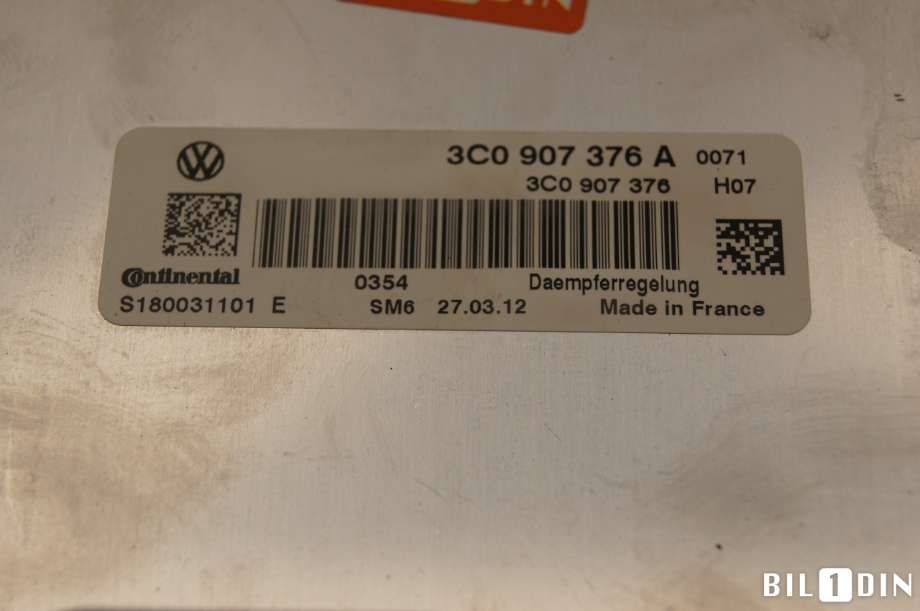 Styreenhet nivå/luftfjæring til VW Passat 2011-2015 (B7) (B7) (VOLKSWAGEN|3C0907376A|)