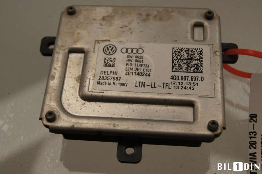 Styreenhet xenon/ballast til Škoda Octavia 2013-2016 (Type III, Fase 1)  (SKODA|4G0907697D|)