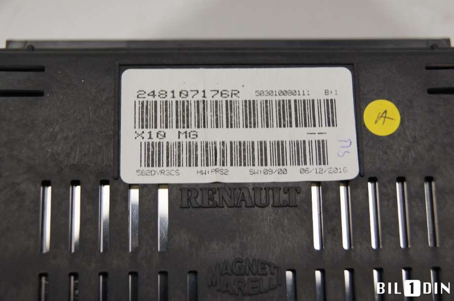 Instrumentpanel til Renault Zoe 2013-2019 (Fase 1)  (RENAULT|248105950R|248108843R|)