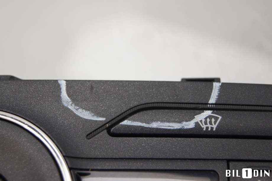 Varmeapparat betjening til Toyota Auris 2010-2012 (Type I, Fase 2)  (TOYOTA|5590002321|)