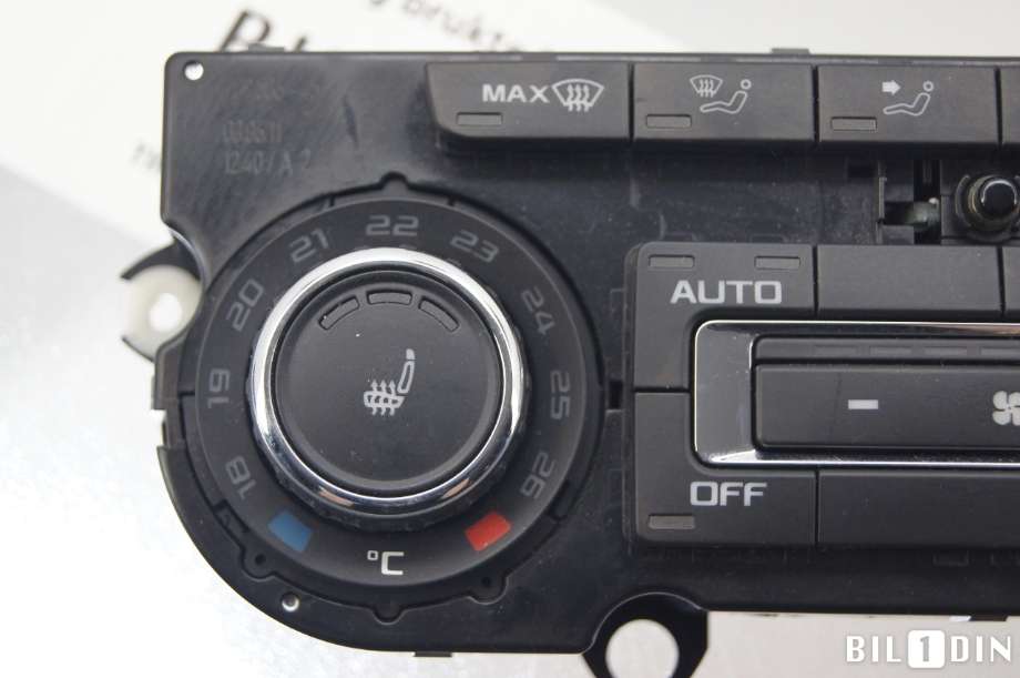 Varmeapparat betjening til Škoda Yeti 2009-2013 (Fase 1)  (SKODA|3T0907044CS||3T0907044BE)