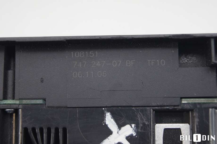 Varmeapparat betjening til Audi Q7 2006-2010 (Type I, Fase 1) (AUDI|4L0820043F|)