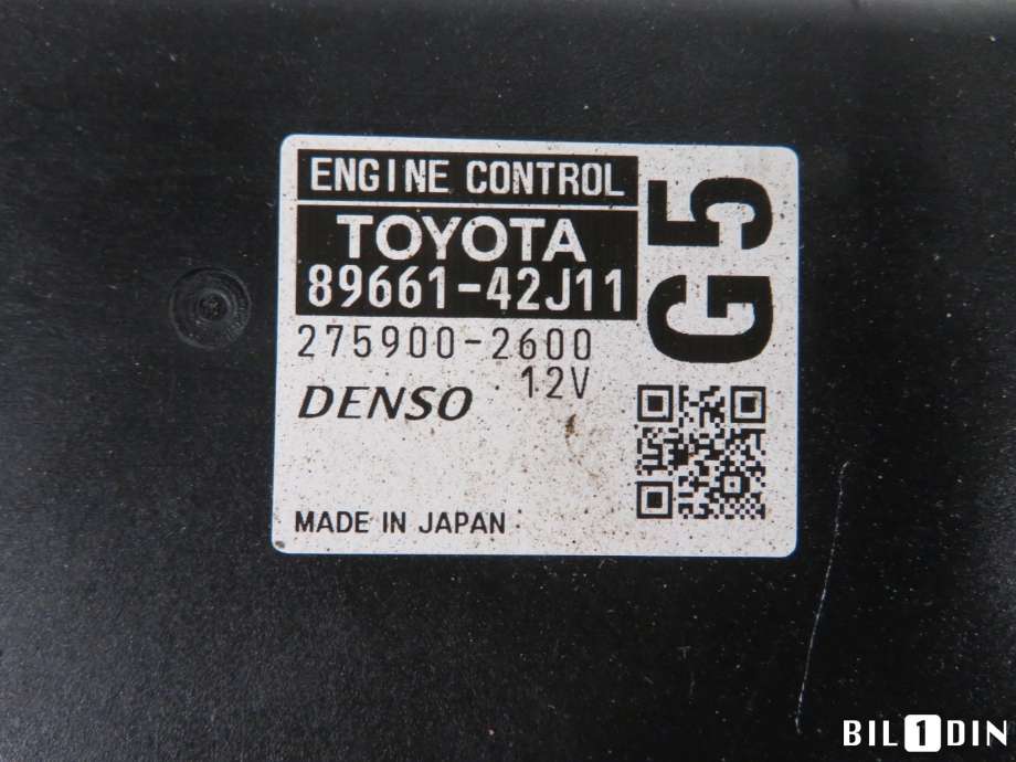 Styreenhet motor til Toyota RAV4 2009-2013 (Type III, Fase 2)  (TOYOTA|8966142J11|)