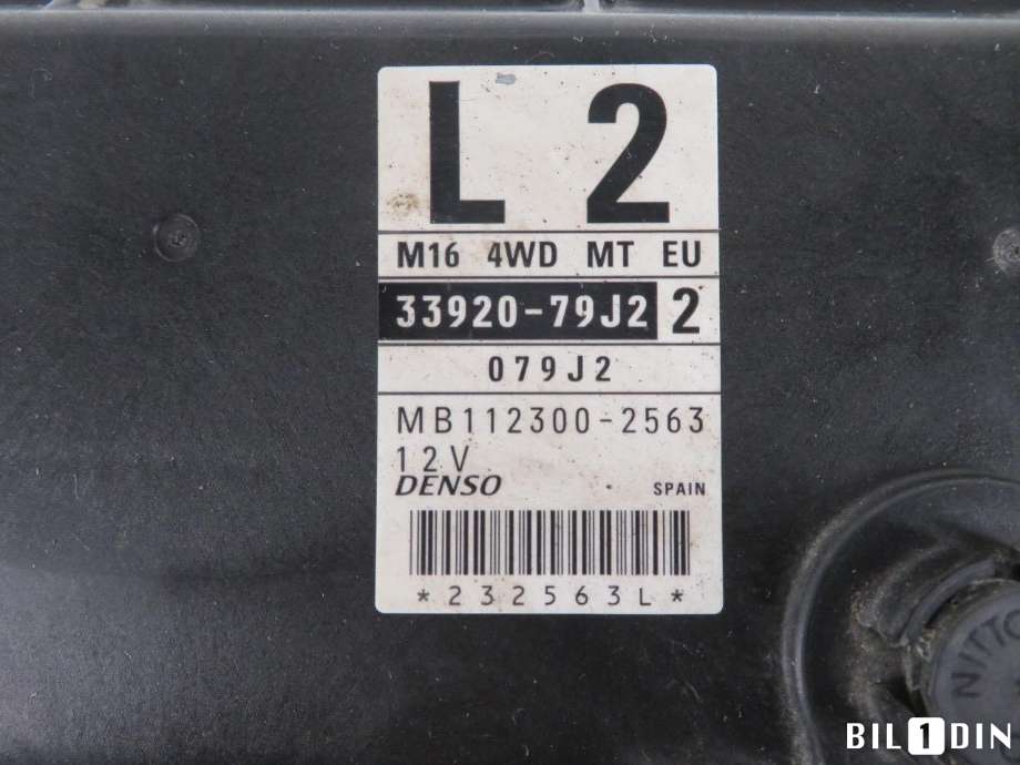 Styreenhet motor til Suzuki SX4 2006-2009 (Type I, Fase 1) (SUZUKI|3392079J24