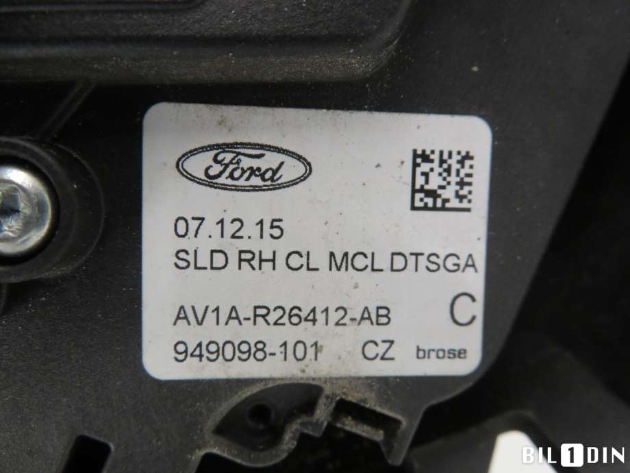 Låsekasse høyre bak til Ford B-Max 2012-2017 (FORD|1921304|AV11R264A26AH|)
