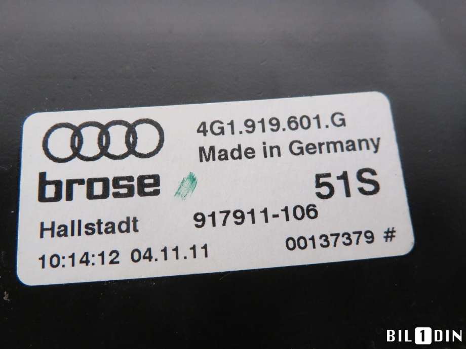 Instrument kjørecomputer til Audi A6 2011-2014 (Type IV, Fase 1) (C7) (C7) (AUDI|4G0919607H|)