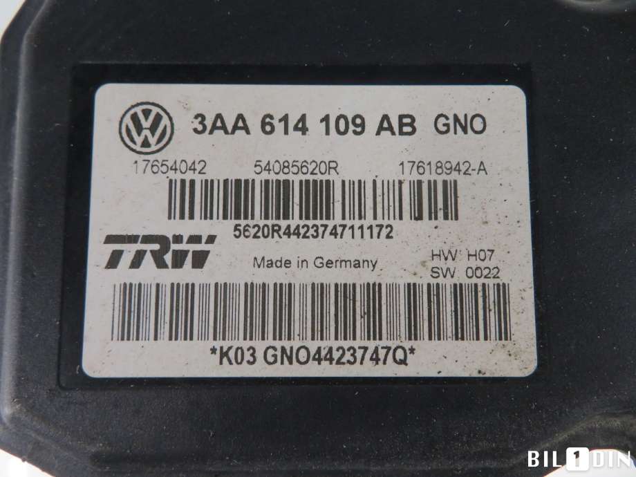 ABS sentral til VW Passat 2011-2015 (B7) (B7) (VOLKSWAGEN|3AA614109BM|)