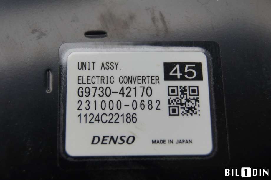 DCDC converter hybrid til Lexus RC 2015-->>  (LEXUS|G97A042170||G973042170)