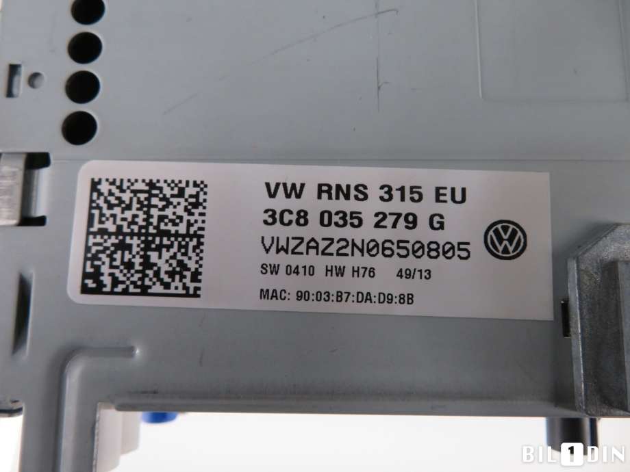 Multimedia display (MCU - Media Controller Unit) til VW Passat 2011-2015 (B7) (B7) (VOLKSWAGEN|3C8035279G|)