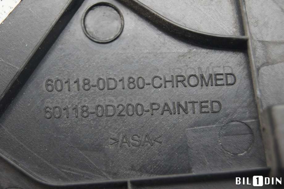 Diverse deler til Toyota Yaris 2014-2020 (Type III, Fase 2) (TOYOTA|601180D180|)