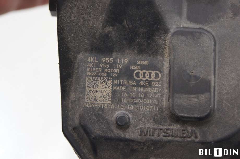 Viskermotor frontrute til Audi e-tron 2018-->>  (AUDI|4KL955023B|4KL955023|4KL955119)