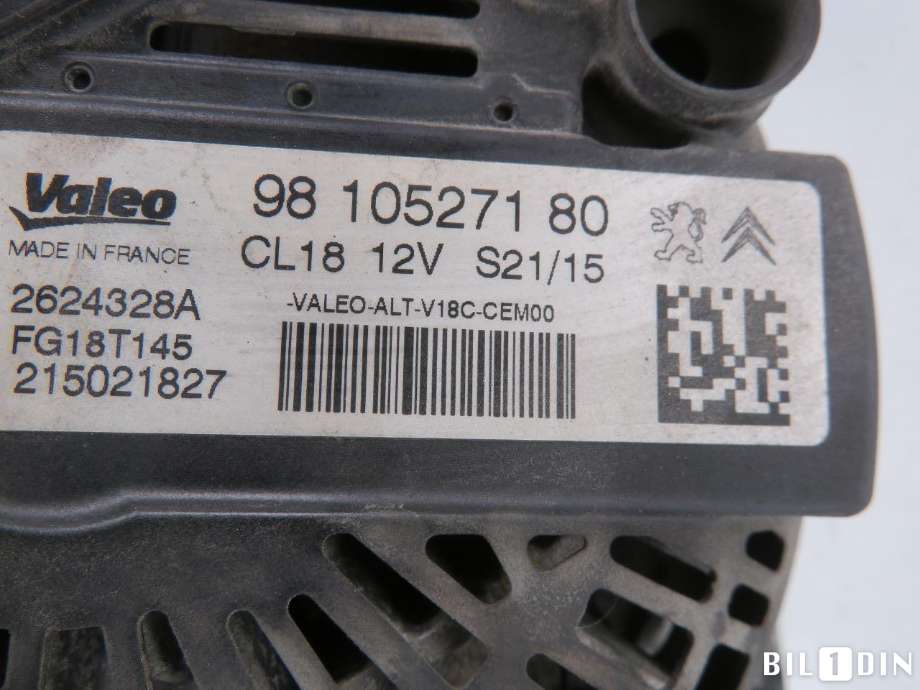 Dynamo til Peugeot Partner 2015-2019 (Type II, Fase 2)  (PEUGEOT|1648236080|)