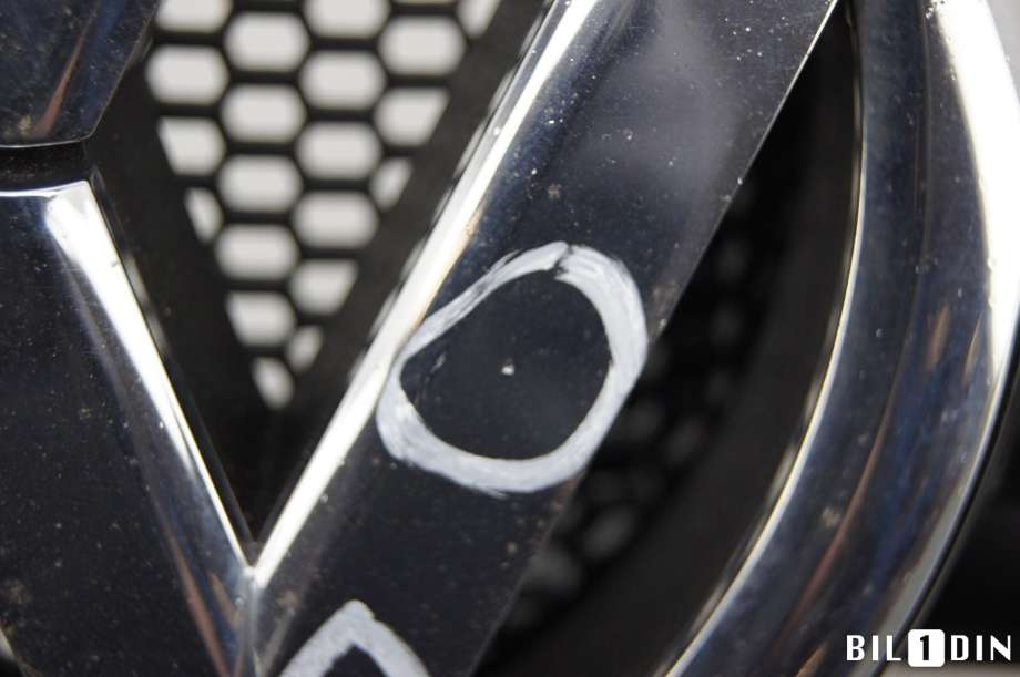 Grill til VW Golf VI 2008-2012  (VOLKSWAGEN|5K0853651AL|)