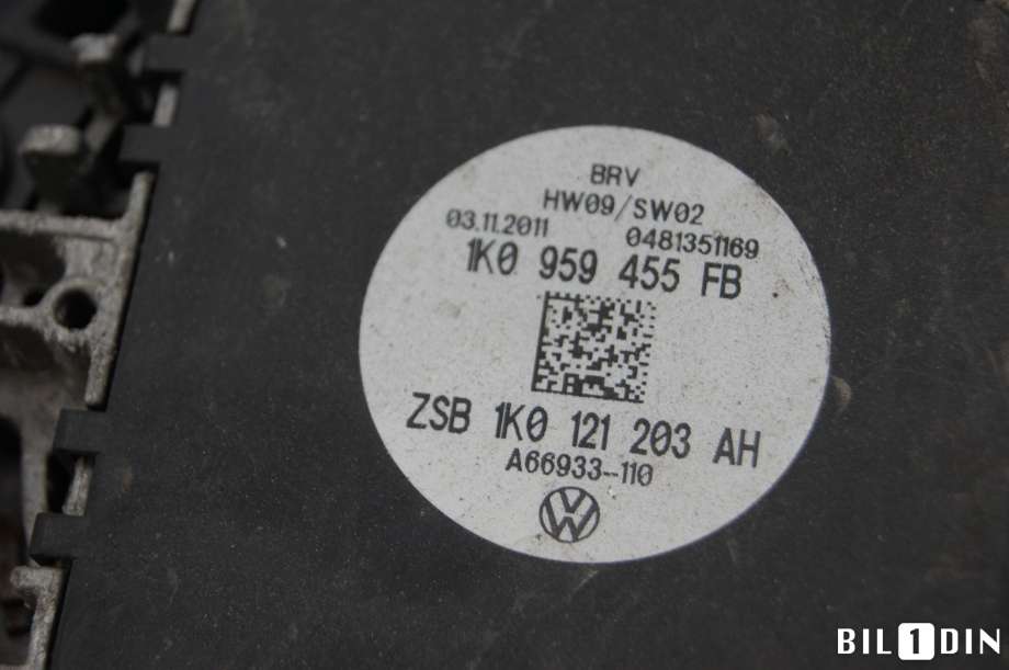 Kjølevifte til Audi A3 2009-2012 (Type II, Fase 2)  (AUDI|1K0121205AC|)