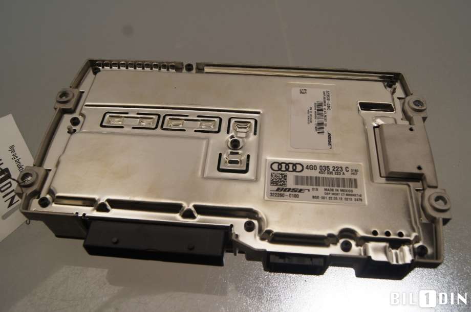 Bilstereo forsterker til Audi A8 2010-2013 (Type III, Fase 1)  (AUDI|4G0035223C|)