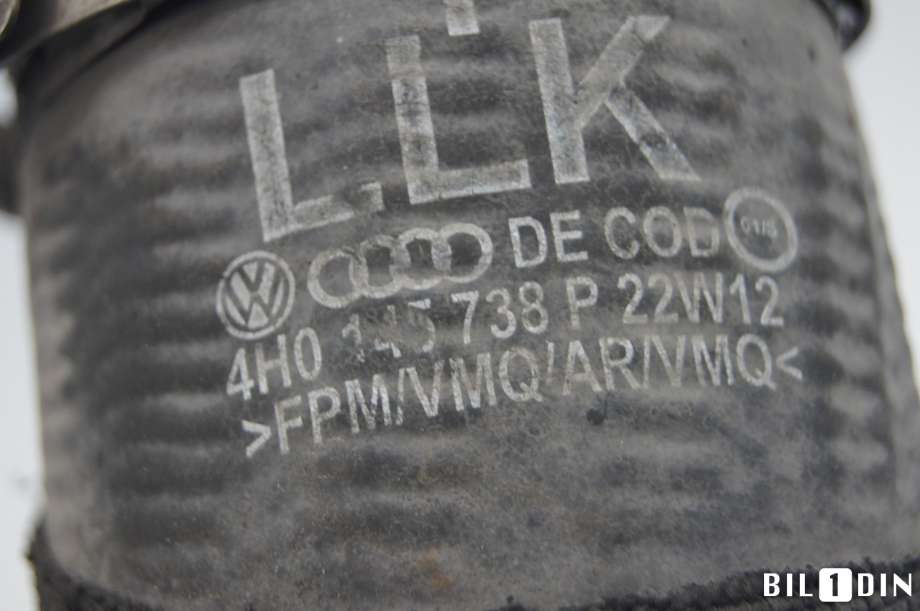 Turbo rør til Audi A8 2010-2013 (Type III, Fase 1) (AUDI|4H0145738P|)