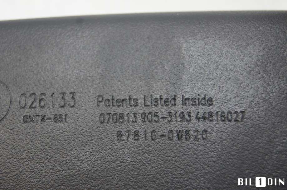 Speil innvendig til Toyota Auris 2013-2015 (Type II, Fase 1)  (TOYOTA|878100W820|)