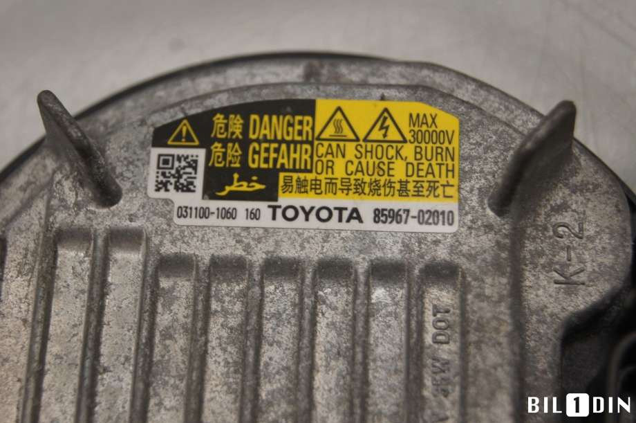 Styreenhet xenon/ballast til Toyota Auris 2013-2015 (Type II, Fase 1)  (TOYOTA|8110712G20|)