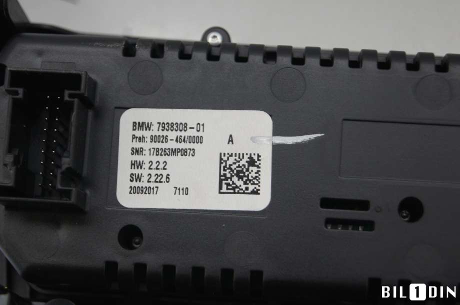 Varmeapparat betjening til BMW X5 2013-2018 (F15) (F15) (BMW|64119388808|)
