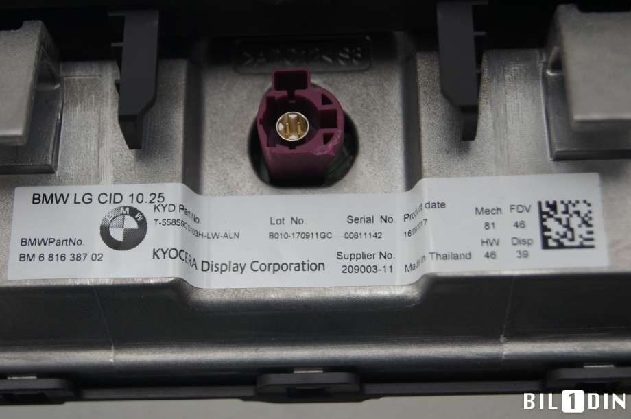 Instrument kjørecomputer til BMW X5 2013-2018 (F15) (F15) (BMW|65506816387|)