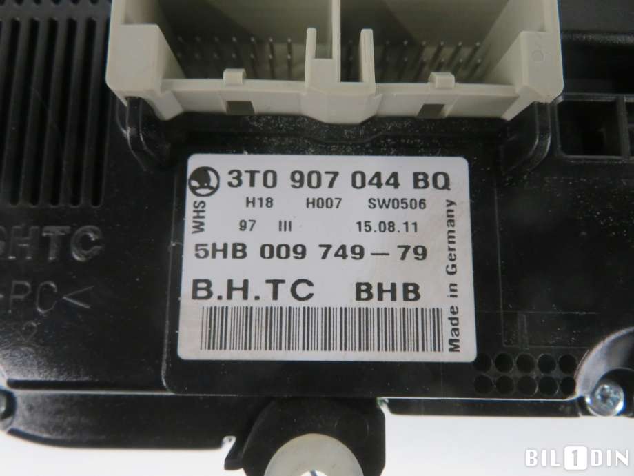 Varmeapparat betjening til Škoda Superb 2008-2015 (Type II) (SKODA|3T0907044BQ|)