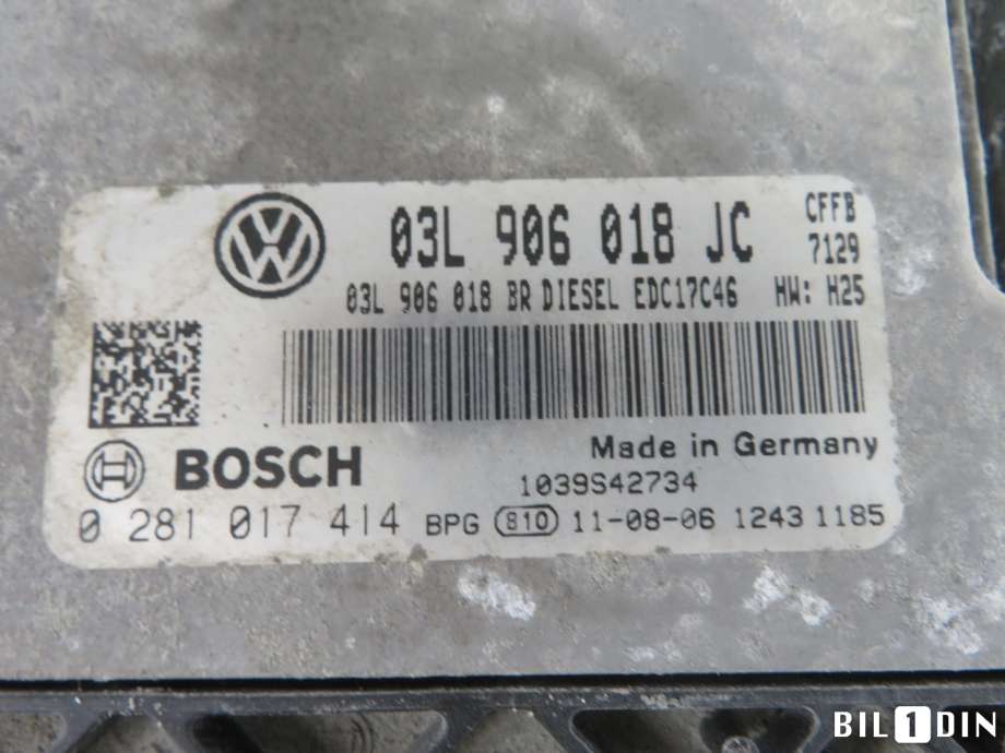 Styreenhet motor til Škoda Superb 2008-2015 (Type II)  (SKODA|03L906018JC|)