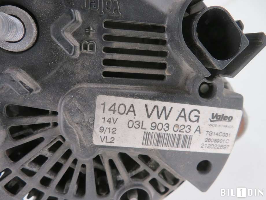 Dynamo til VW Tiguan 2011-2016 (Type I, Fase 2)  (VOLKSWAGEN|03L903023AX|)