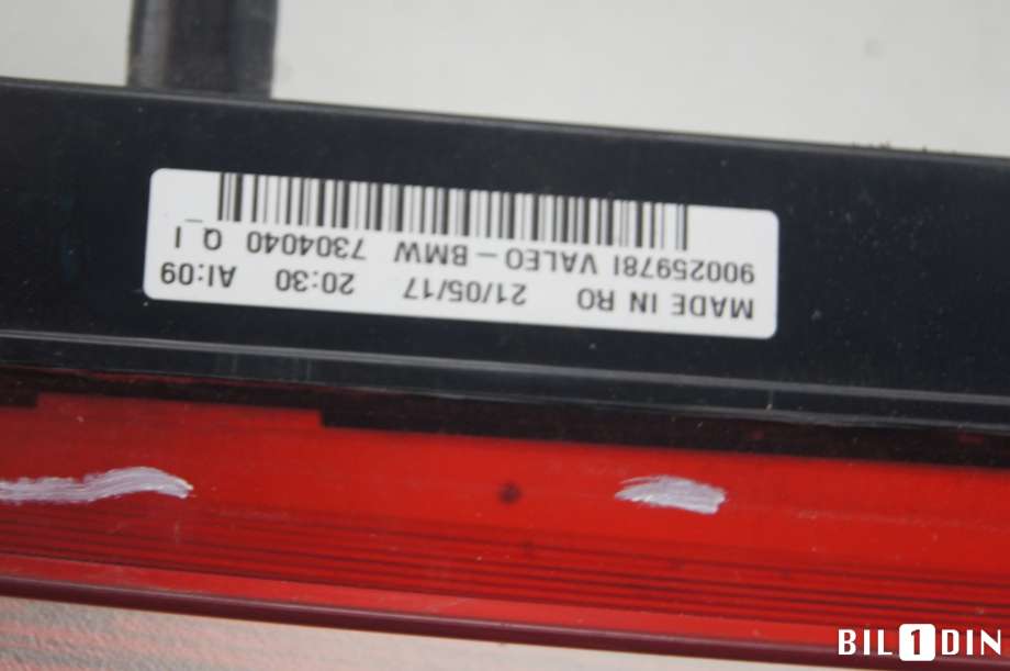Baklykt bremselys bakrute til BMW i3 2013-2022  (BMW|63257304040|)
