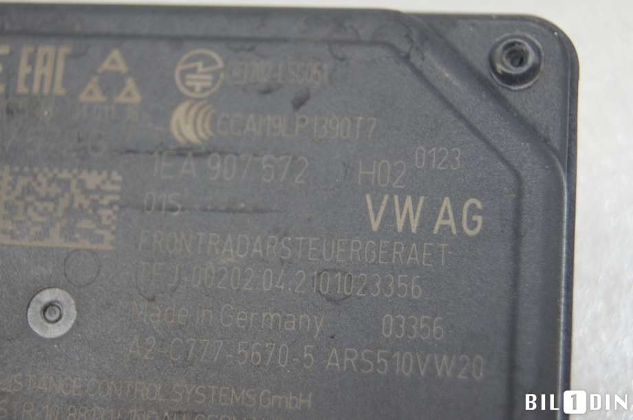 Sensor radar til VW ID.3 2020-->>  (VOLKSWAGEN|1EA907572H||1EA907572G)