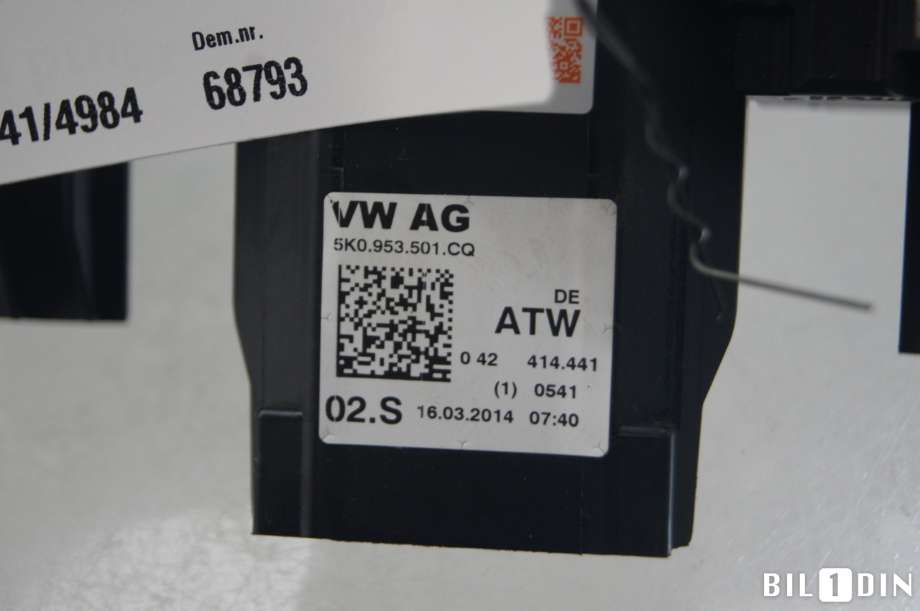 Bryter combi til VW Tiguan 2011-2016 (Type I, Fase 2)  (VOLKSWAGEN|5K0953502AC|)