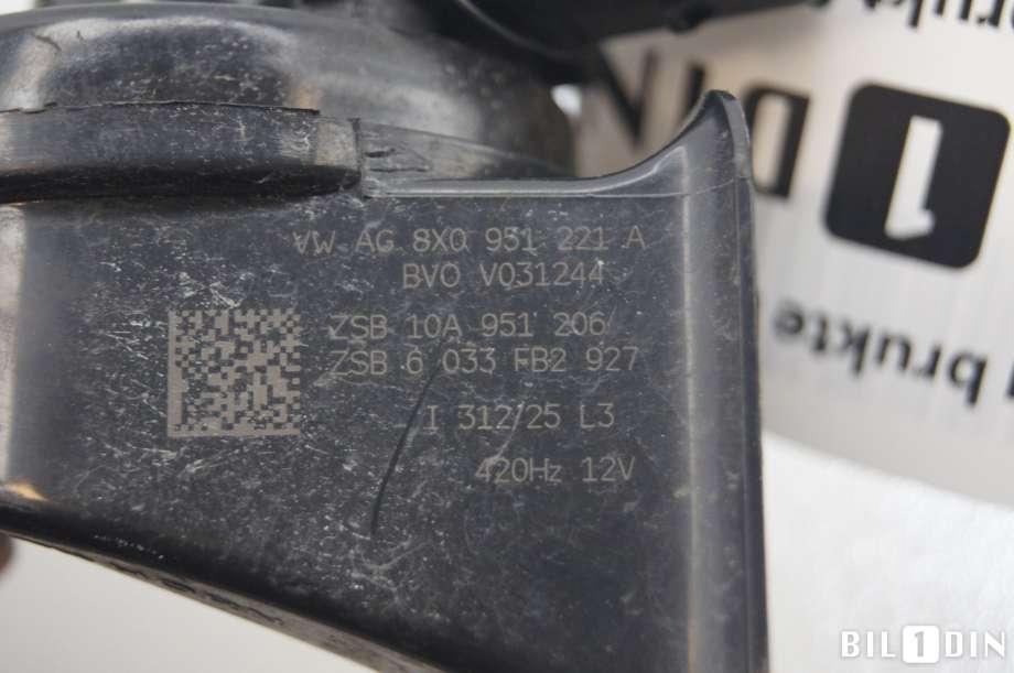 Horn/signalhorn til VW ID.3 2020-->>  (VOLKSWAGEN|8X0951221A|)