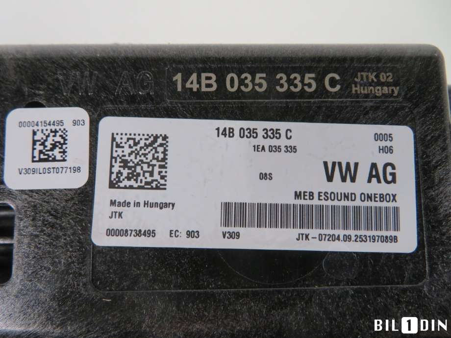 Høyttaler motorlyd, AVAS (Acoustic Vehicle Alerting System) til VW ID.7 2023-->>  (14B035335C|)