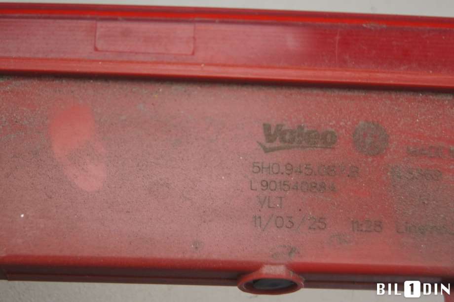 Baklykt bremselys bakrute til VW ID.3 2020-->> (VOLKSWAGEN|5H0945087B|)