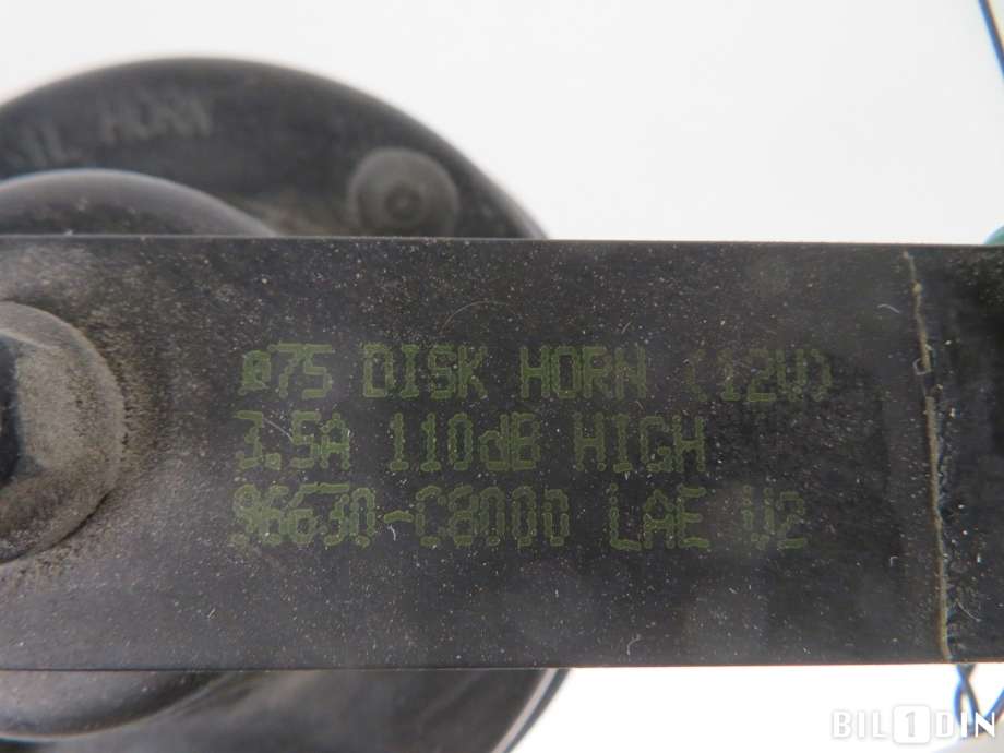Horn/signalhorn til Hyundai i20 2015-2020 (Type II) (HYUNDAI|96630C8000|)