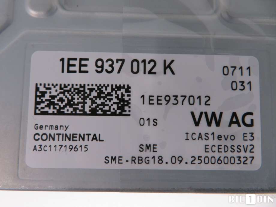 Styreenhet diverse til VW ID.7 2023-->>  (1EE937012K|)