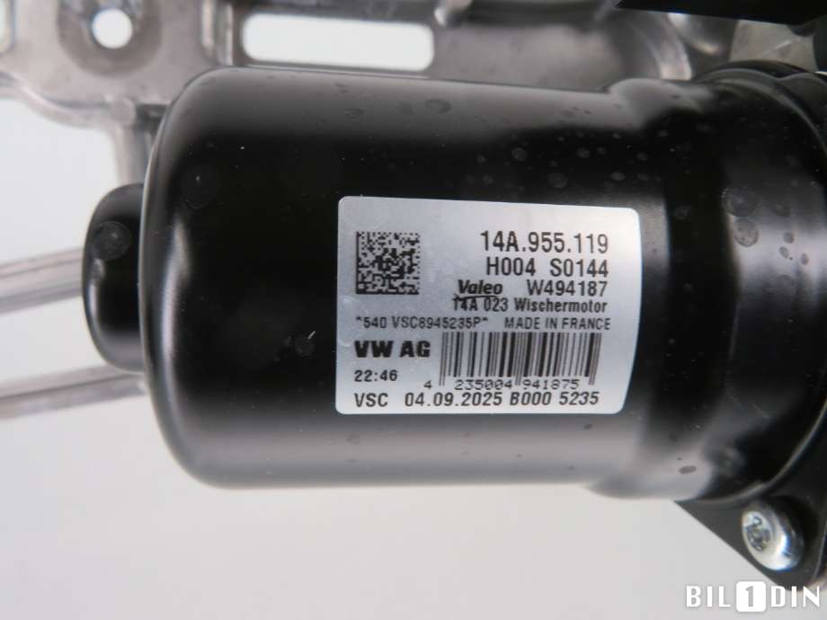Viskermotor frontrute til VW ID.7 2023-->>  (14A955113B|)