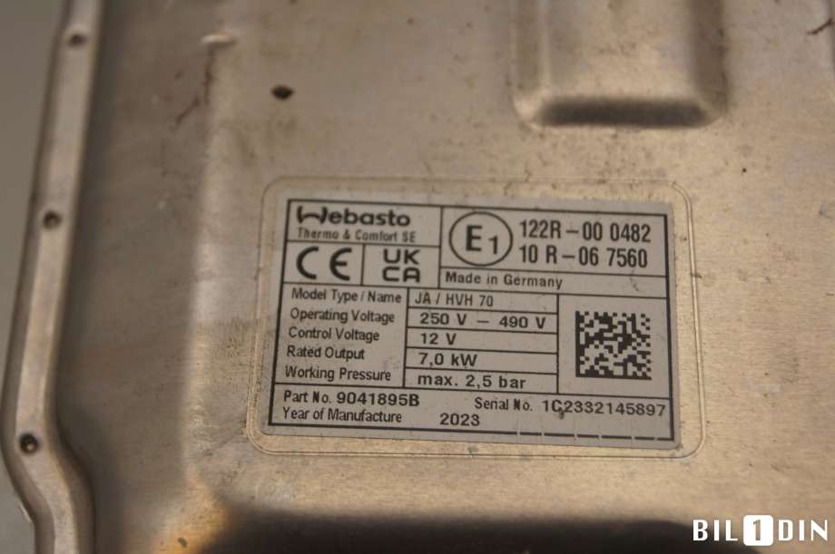 Varmeapparat register til Land Rover Range Rover 2013-->> (Type IV)  (LAND-ROVER|LR115553|LR187238|)